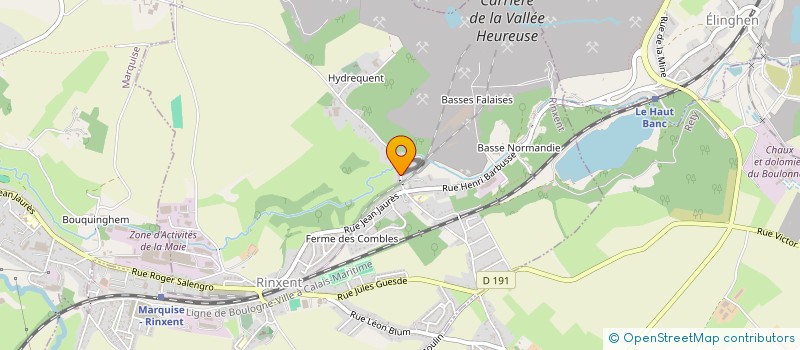 localisation de l'entreprise MADAME LUCIE BOUCLET  RINXENT