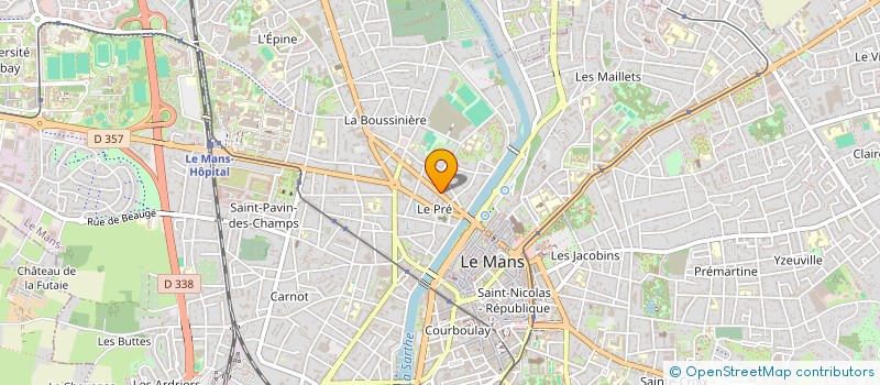 localisation de l'entreprise MADAME LUCIE BOUDON  LE MANS