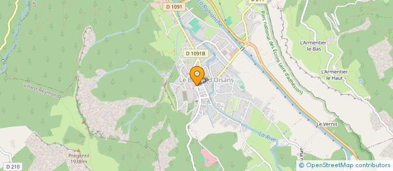 localisation de l'entreprise MADAME LUCIE BOUILLOT  LE BOURG-D'OISANS