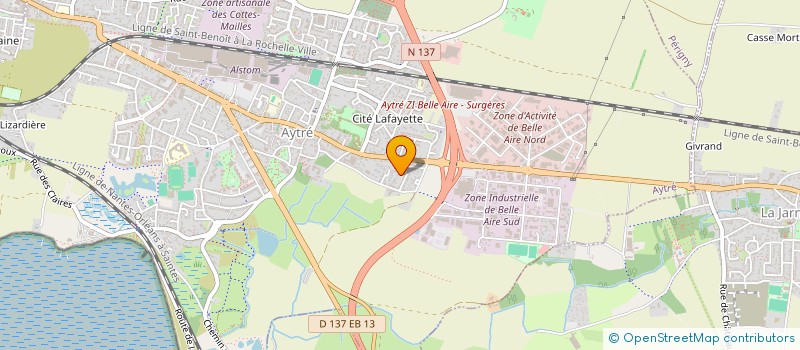 localisation de l'entreprise MADAME LUCIE BOULAY  AYTRE