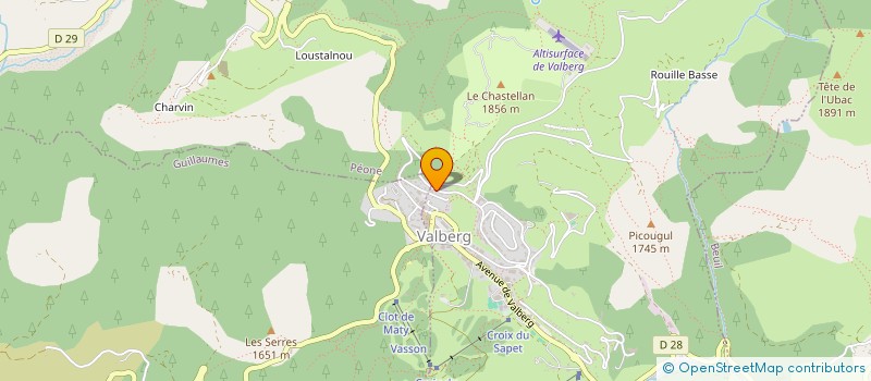 localisation de l'entreprise MADAME LUCIE BOURDET SYLVESTRE  PEONE