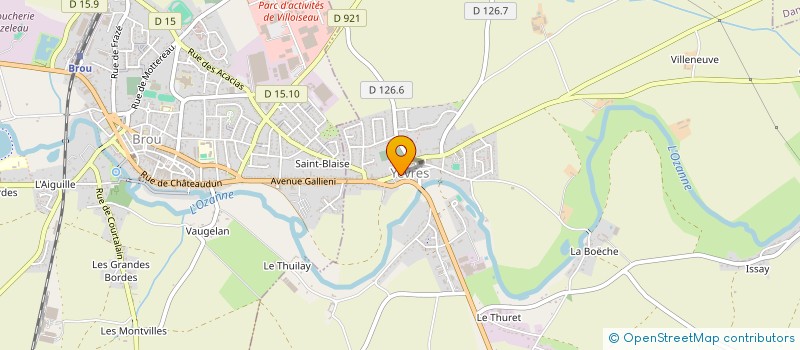 localisation de l'entreprise MADAME LUCIE BOURDILLAT  YEVRES