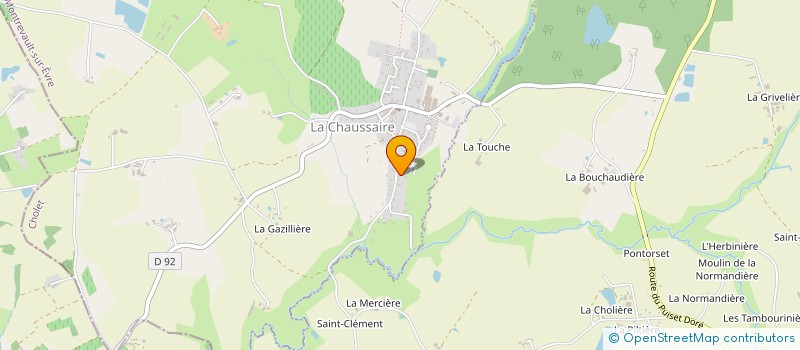 localisation de l'entreprise MADAME LUCIE BOURGEAIS à BEAUPREAU-EN-MAUGES