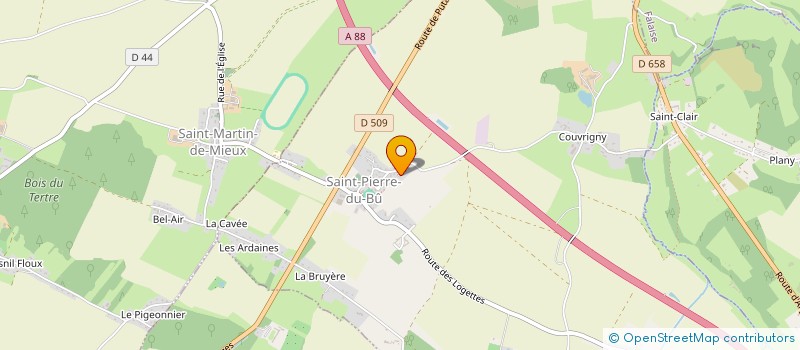 localisation de l'entreprise MADAME LUCIE BOURGOIN  MORTEAUX-COULIBUF