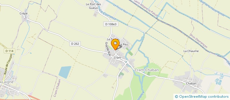 localisation de l'entreprise MADAME LUCIE BOURSIER  CRAM-CHABAN