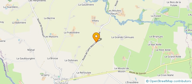 localisation de l'entreprise MADAME LUCIE BRASSET  SAINT-ELLIER-DU-MAINE