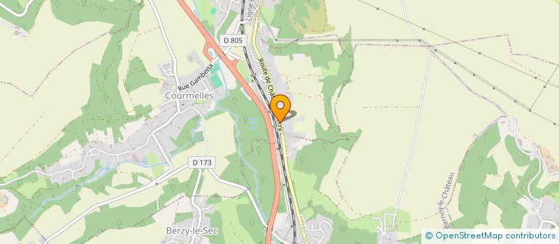 localisation de l'entreprise MADAME LUCIE BRIAND  COURMELLES