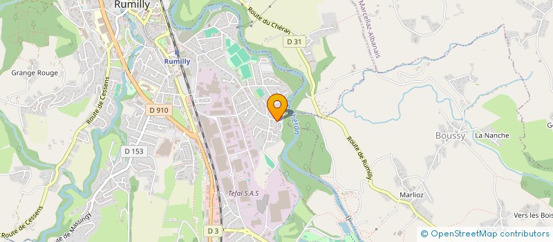 localisation de l'entreprise MADAME LUCIE BRILLET  RUMILLY