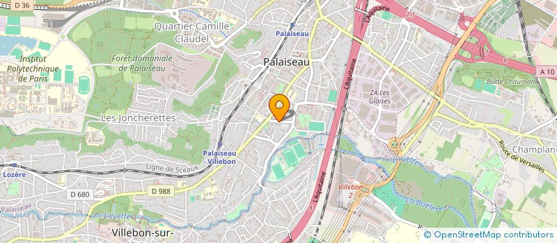 localisation de l'entreprise MADAME LUCIE BROCHARD à PALAISEAU
