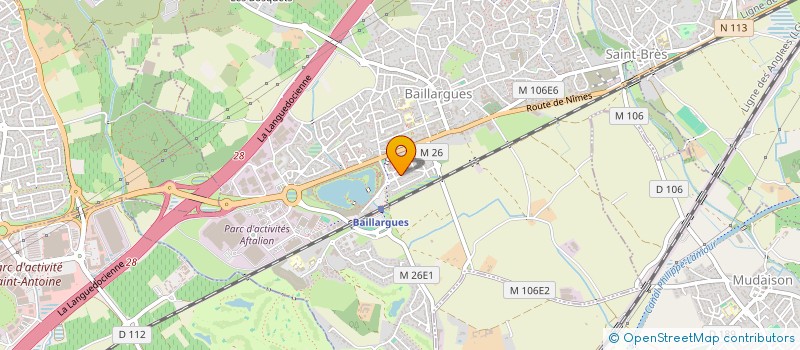 localisation de l'entreprise MADAME LUCIE BRUCHON à BAILLARGUES