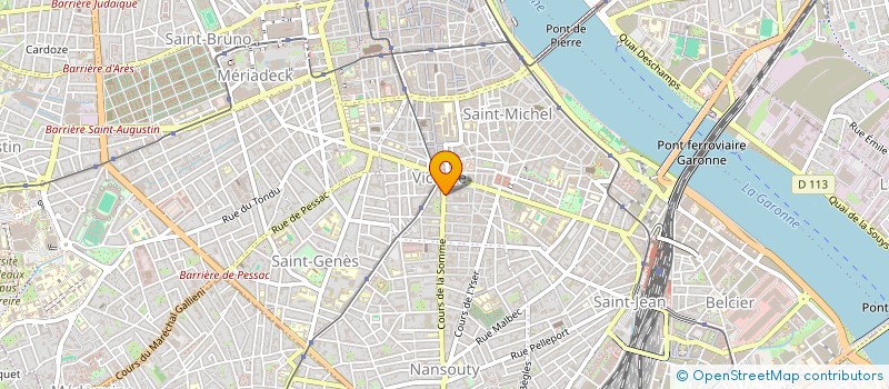 localisation de l'entreprise MADAME LUCIE BRUSAU  BORDEAUX