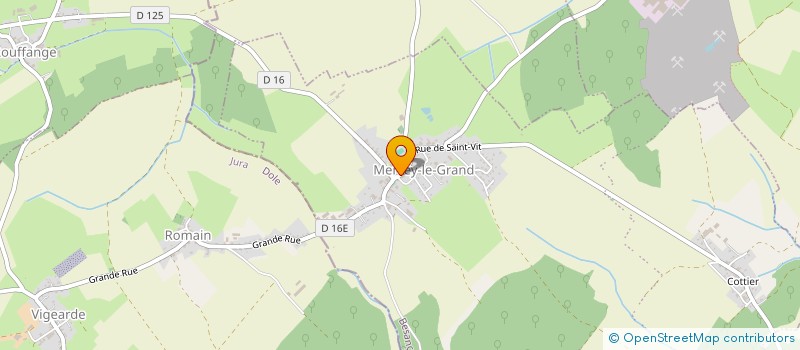 localisation de l'entreprise MADAME LUCIE BUCHWALDER à MERCEY-LE-GRAND
