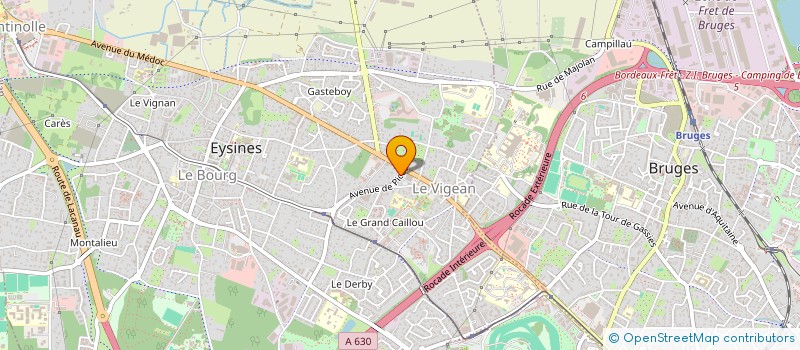 localisation de l'entreprise MADAME LUCIE BURBAN  EYSINES