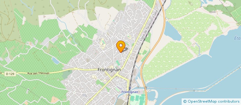 localisation de l'entreprise MADAME LUCIE CABIRON à FRONTIGNAN