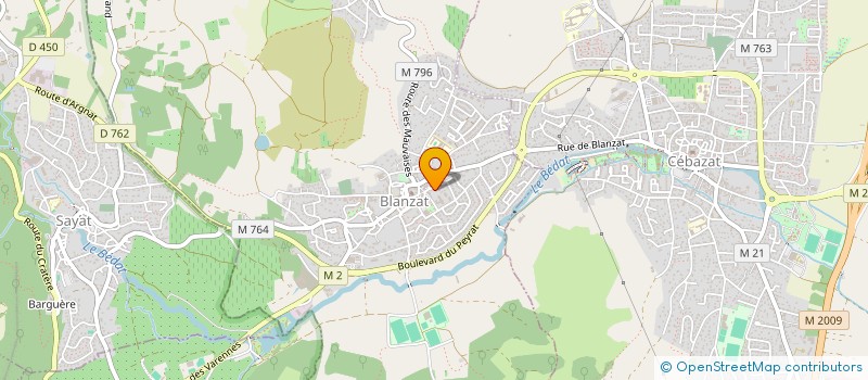 localisation de l'entreprise MADAME LUCIE CALAIS  BLANZAT