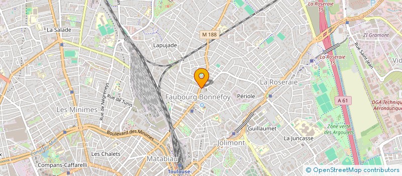 localisation de l'entreprise MADAME LUCIE CALVET à TOULOUSE