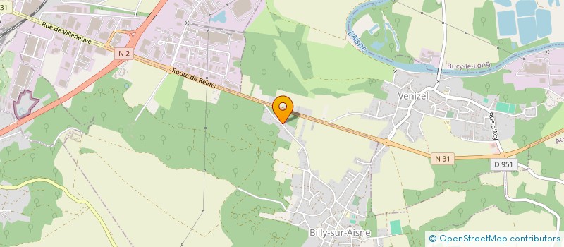 localisation de l'entreprise MADAME LUCIE CAMACHO  BILLY-SUR-AISNE