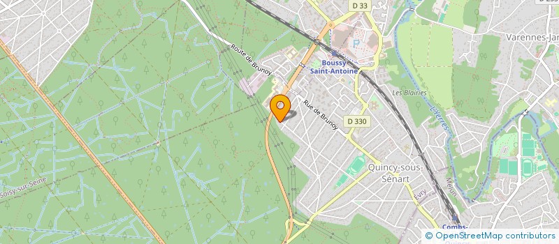 localisation de l'entreprise MADAME LUCIE CAMINATA  QUINCY-SOUS-SENART