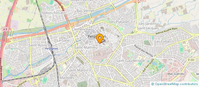 localisation de l'entreprise MADAME LUCIE CANELLAS  PERPIGNAN