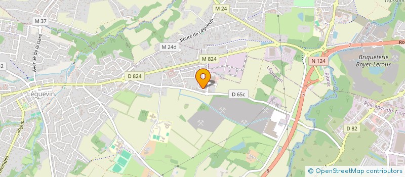 localisation de l'entreprise MADAME LUCIE CANTAU  LEGUEVIN