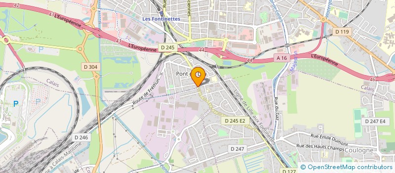 localisation de l'entreprise MADAME LUCIE CAPE  CALAIS