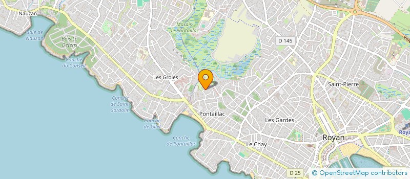 localisation de l'entreprise MADAME LUCIE CAPILLON  ROYAN