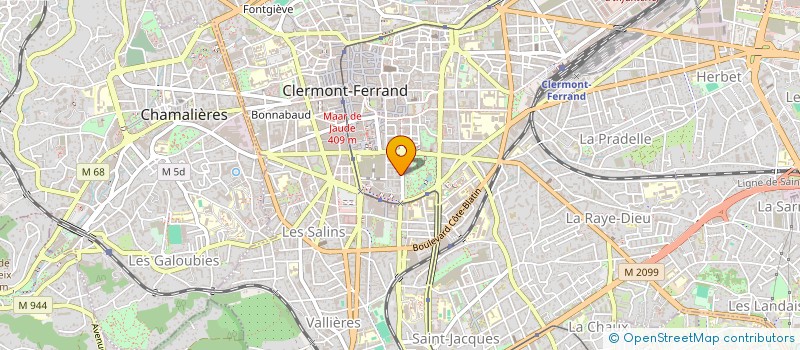 localisation de l'entreprise MADAME LUCIE CARAT  CLERMONT-FERRAND