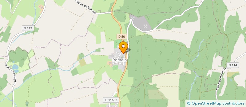 localisation de l'entreprise MADAME LUCIE CARLIER  ROMAIN