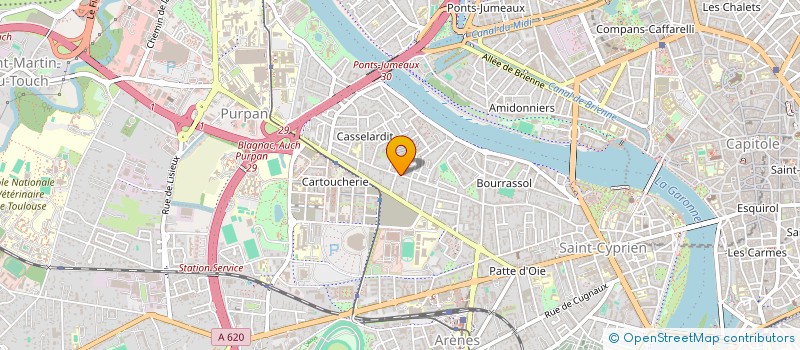 localisation de l'entreprise MADAME LUCIE CARMONA à TOULOUSE