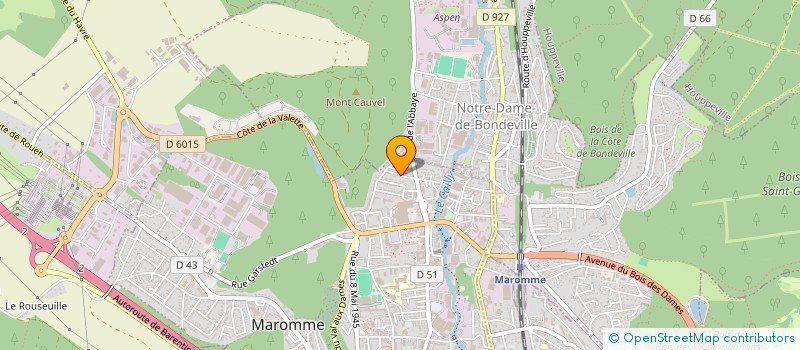 localisation de l'entreprise MADAME LUCIE CARON  MAROMME