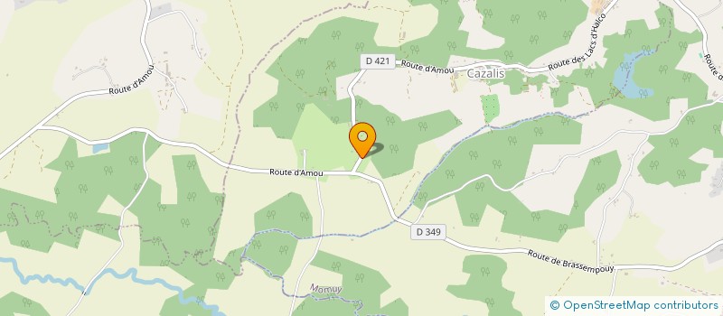 localisation de l'entreprise MADAME LUCIE CASCAILH  CAZALIS