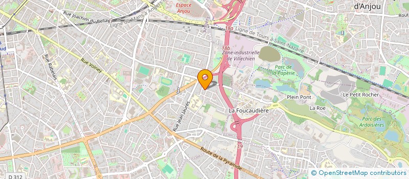 localisation de l'entreprise MADAME LUCIE CASSEREAU à ANGERS