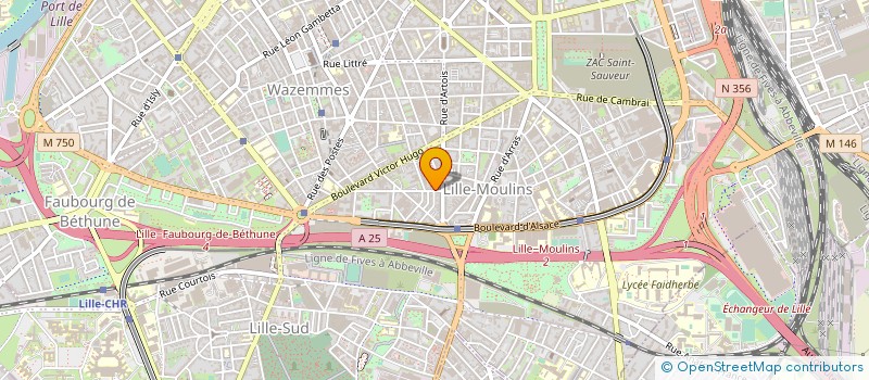 localisation de l'entreprise MADAME LUCIE CASTEL  LILLE