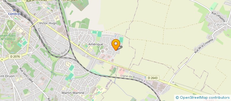 localisation de l'entreprise MADAME LUCIE CAUCHEZ  CAMBRAI