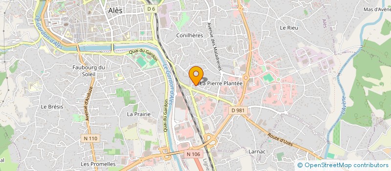 localisation de l'entreprise MADAME LUCIE CAVALLO à ALES