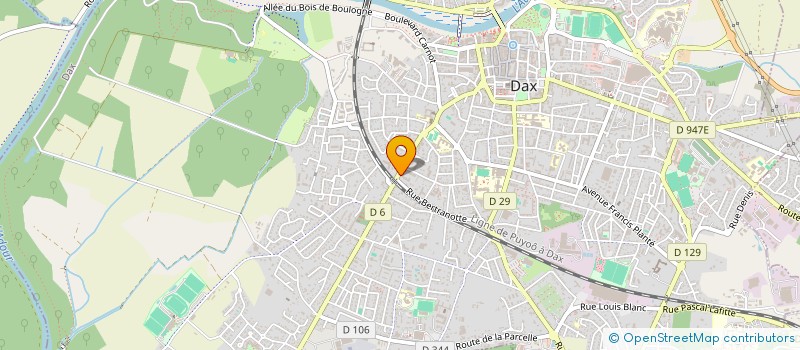 localisation de l'entreprise MADAME LUCIE CESARI  DAX