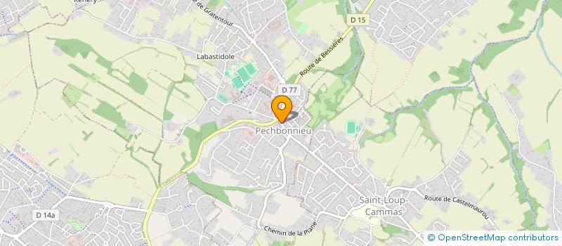 localisation de l'entreprise MADAME LUCIE CHAFFURIN  PECHBONNIEU