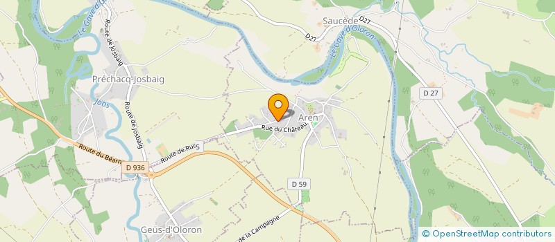 localisation de l'entreprise MADAME LUCIE CHAGUET  AREN