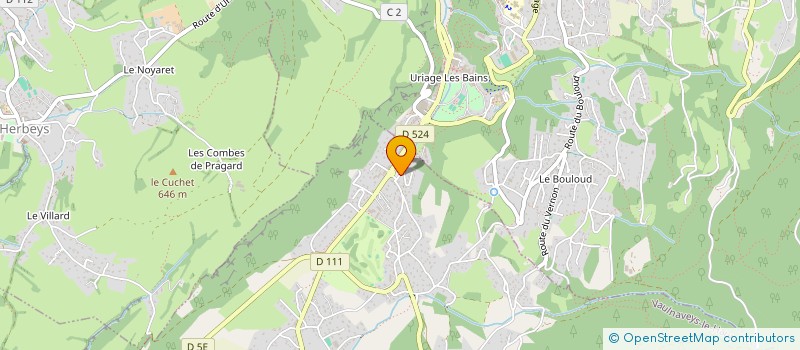 localisation de l'entreprise MADAME LUCIE CHAIX  VAULNAVEYS-LE-HAUT