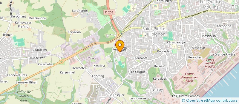 localisation de l'entreprise MADAME LUCIE CHALARD à BREST