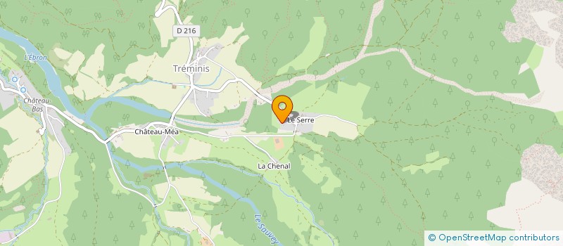 localisation de l'entreprise MADAME LUCIE CHAMPAGNE  PREBOIS