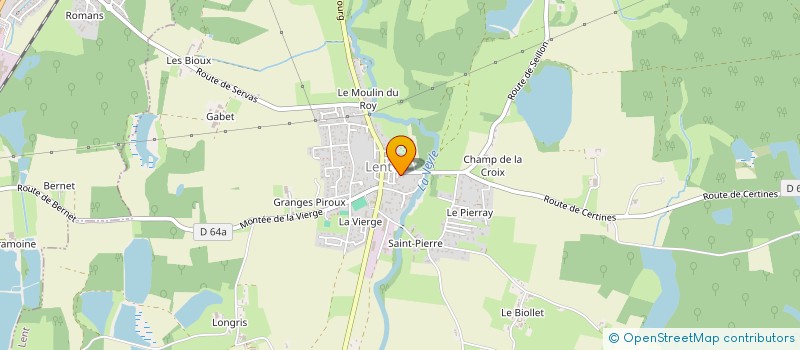 localisation de l'entreprise MADAME LUCIE CHAMPIAT à LENT