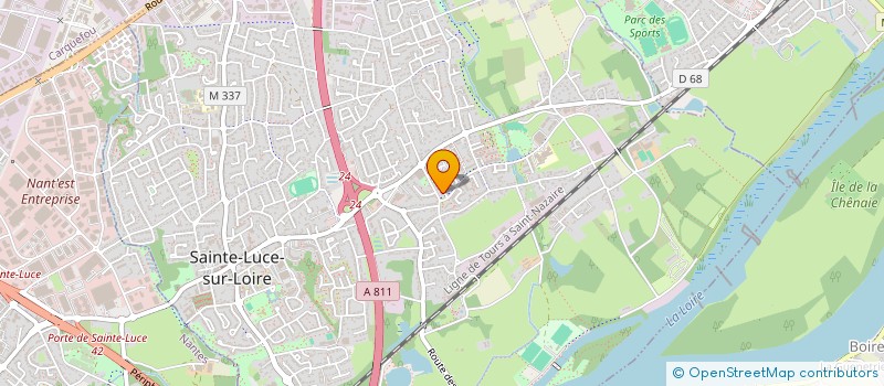 localisation de l'entreprise MADAME LUCIE CHARLES  SAINTE-LUCE-SUR-LOIRE