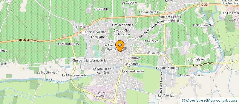 localisation de l'entreprise MADAME LUCIE CHARLOT  BOURGUEIL