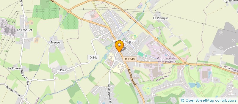 localisation de l'entreprise MADAME LUCIE CHARPENTIER  PONT-A-MARCQ