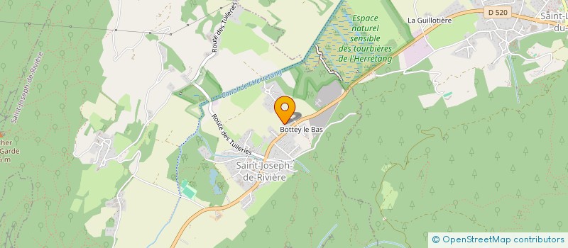 localisation de l'entreprise MADAME LUCIE CHARRIN  SAINT-JOSEPH-DE-RIVIERE