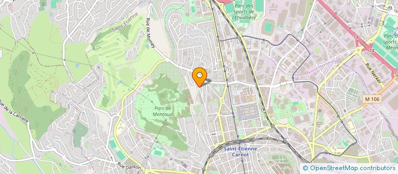 localisation de l'entreprise MADAME LUCIE CHATARD  SAINT-ETIENNE