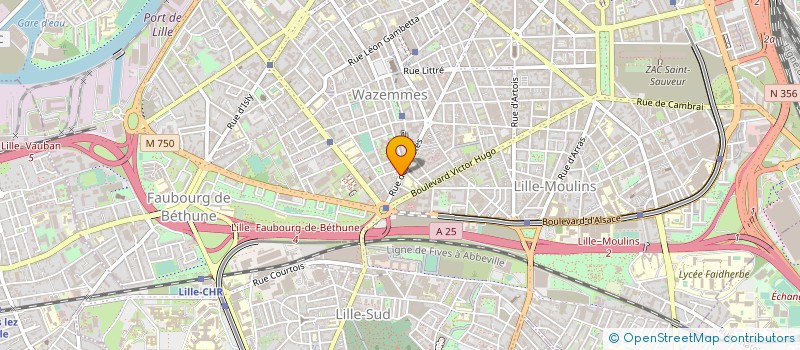 localisation de l'entreprise MADAME LUCIE CHAUMETTE  LILLE