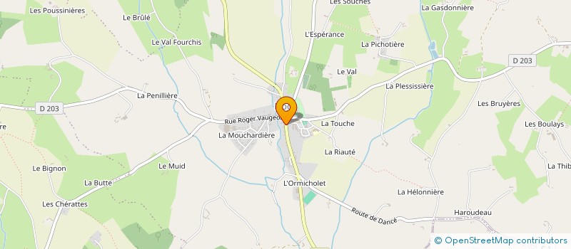 localisation de l'entreprise MADAME LUCIE CHAUMIER à PERCHE-EN-NOCE