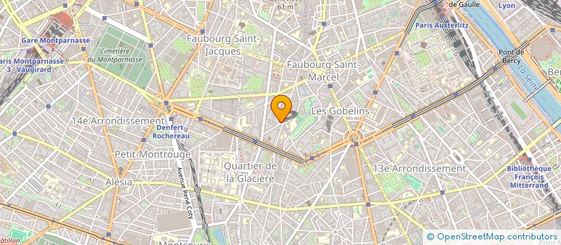 localisation de l'entreprise MADAME LUCIE CHEDAS  PARIS